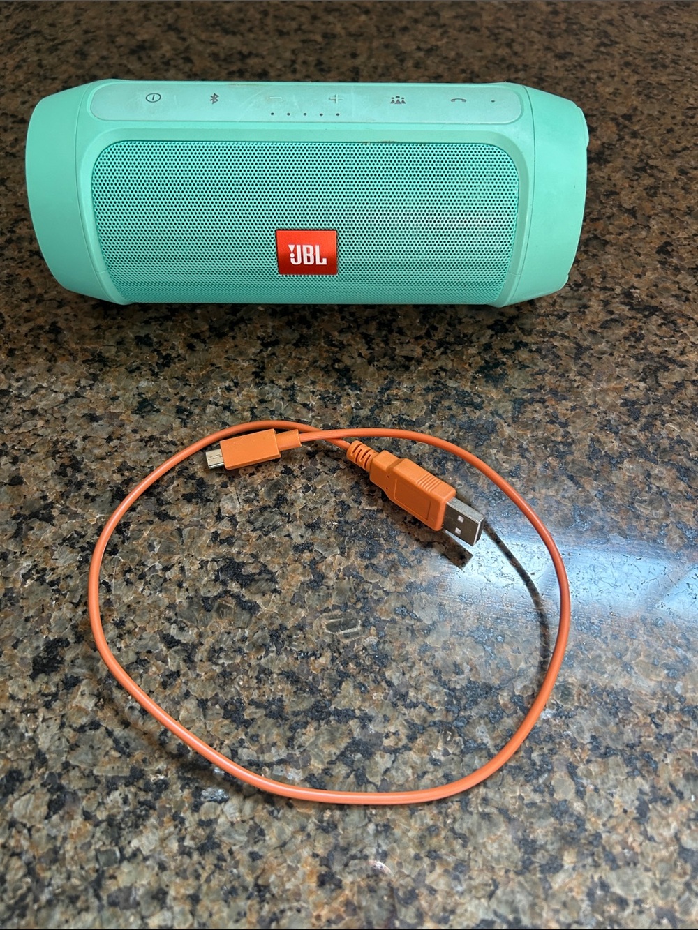 JBL Charge 2+ Portable Bluetooth Speaker - Aqua Green - Picture 7 of 7